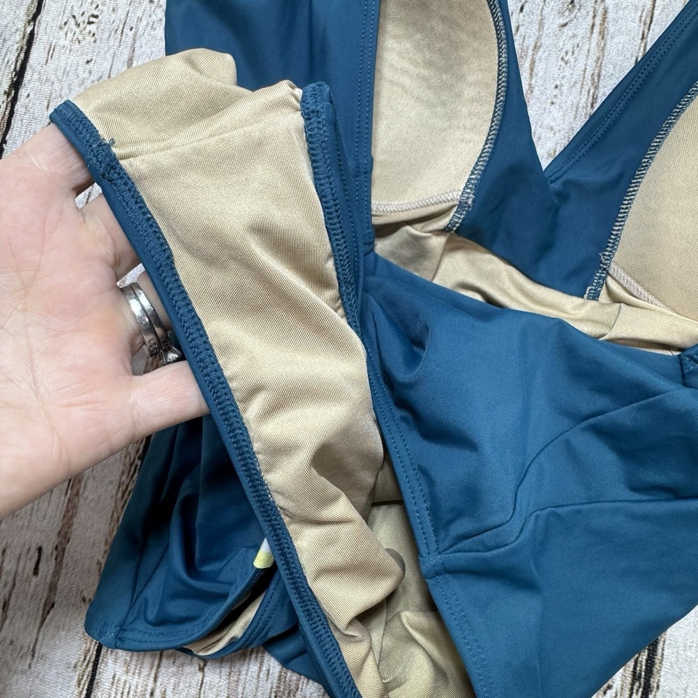 Summersalt Size 8 The Ruffle Backflip Swimsuit Elegant Teal‎ Green One Piece - Picture 9 of 10